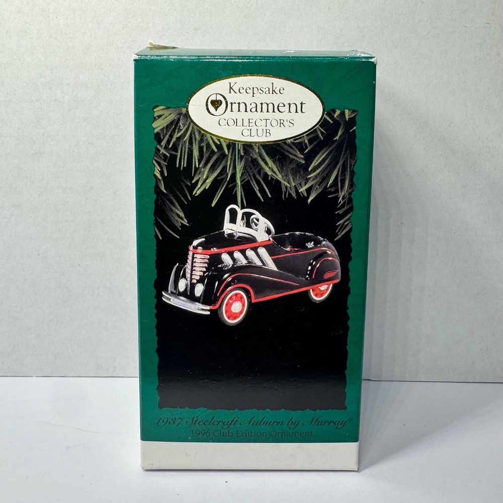 Hallmark Keepsake 1937 Steelcraft Auburn Murray Pedal Car Ornament Die-Cast 1996